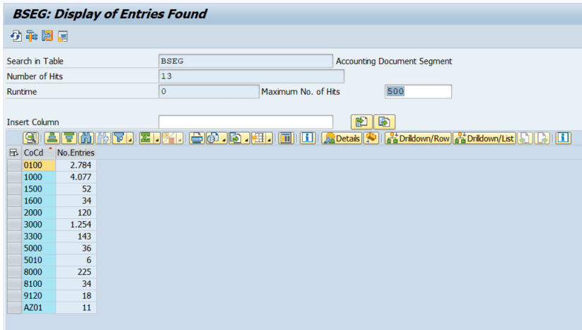 SAP transaction SE16H