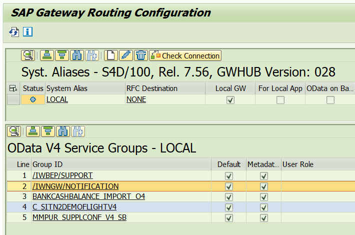 set up notifications fiori