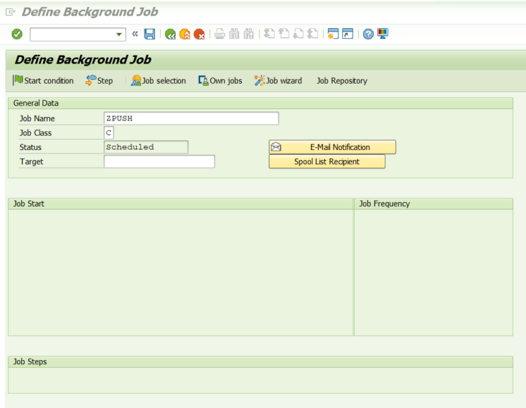 Sap Job Code How to schedule a JOB in SAP