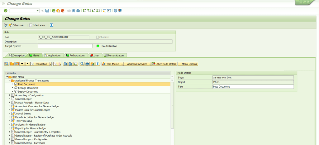 transacciones GUI SAP Fiori