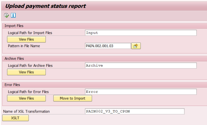 pain.002 Payment Status Report