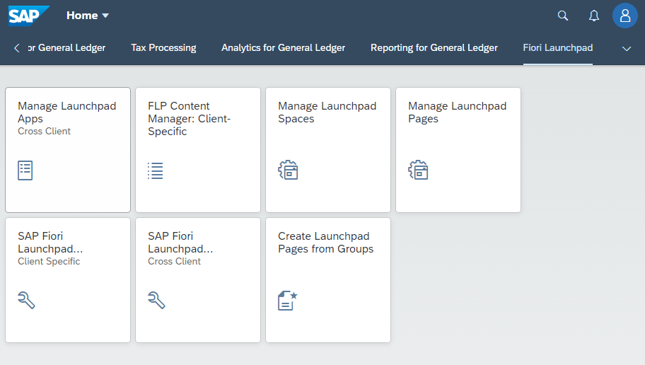 GUI transactions SAP Fiori